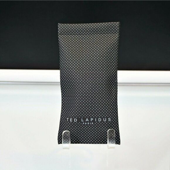 Ted Lapidus Paris Eyeglass Case Vintage 60s Soft Slip In Spring Closure 7 In NOS - Picture 1 of 7